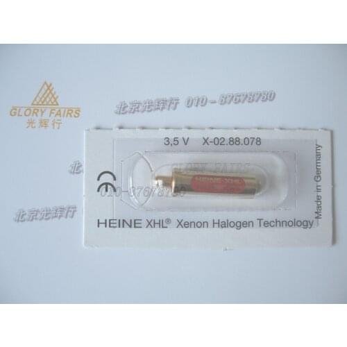Heine 078 bulb,F.O.otoscope laryngoscope X-002.88.078,XHL #078 3.5V xenon halogen technology lamp,X-02.88.078