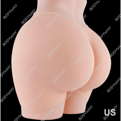 Full Soft Silicone Pads Buttocks Hips Enhancer Body Shaper Pants Underwear Fake Butt Big Ass Shapewear Women Transgender