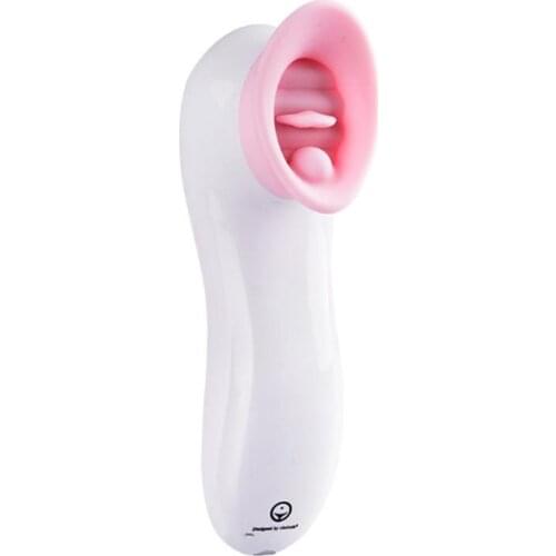 Clit Sucker Tongue Licking Clitoris Vibrator Oral Sex Women Nipple Pussy Masturbation Sex Machine Toys 7 Speed Silicone Wand