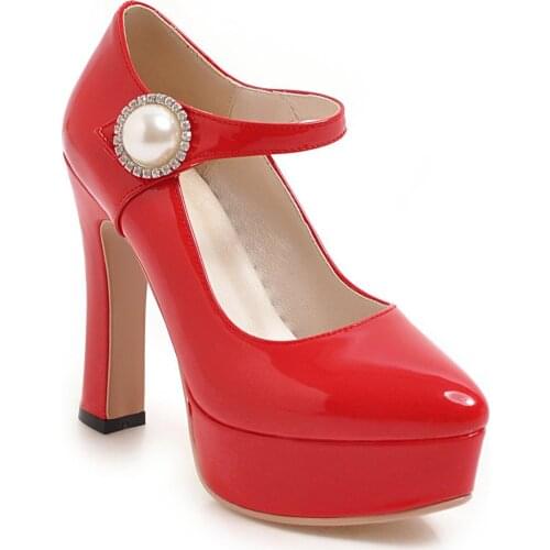 19 years of age season new fashion high with thick with size 43 yards 32 - waterproof Taiwan shallow mouth single woman shoes