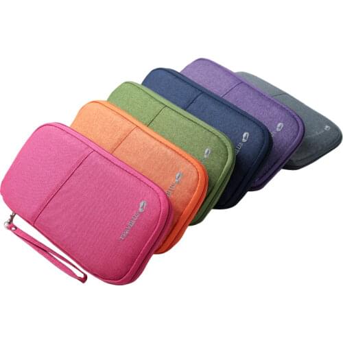 Men Multipurpose Womens Wallets Documents Organizer Packages Travel Passport Holders Cover Commercial Bank Cards Badges Wallets