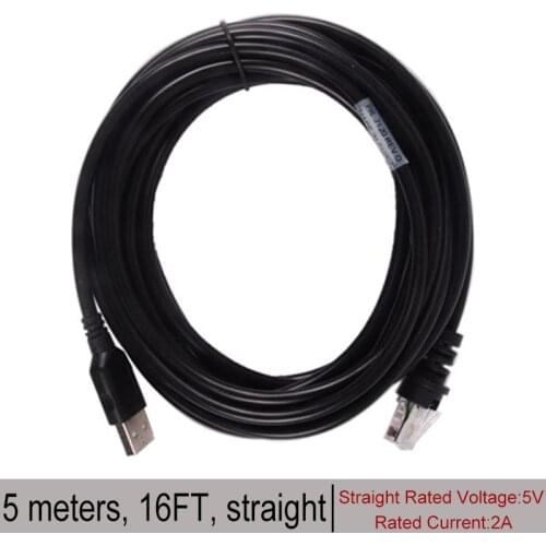 16FT 5M USB Straight Data Cable For Honeywell MS7120 MS9540 MS5145,Compatible Barcode Scanner Cable