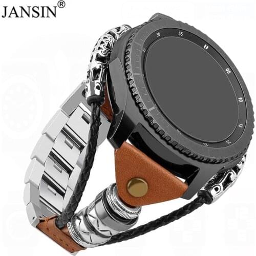 Watch Band 22mm Leather Strap For Huawei GT 2 GT2 Pro Bracelet For Samsung Galaxy Watch 3 45mm 46mm S3 Band GTR 47mm Strap Gt2e