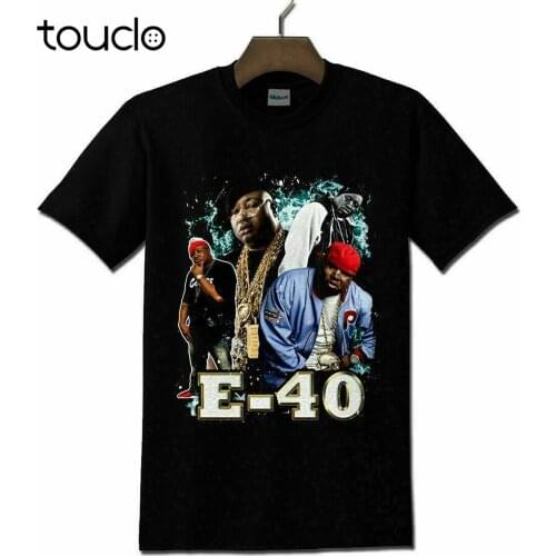 Reprint E-40 Bay Area Hip Hop Black MenS T-Shirt Us Gift