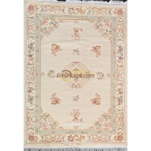 Chinese aubusson carpetschinese wool carpets rug european knotted savonery Made To Order floral rug
