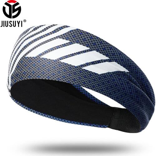 Outdoor Sports Headband Fitness Hair Bands Men Women Hair Wrap Elastic Cycling Yoga Running Exercising Gym Breathable Sweatband