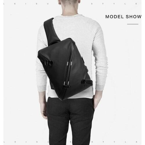 2019 New Multifunction Crossbody Running Bag for Men Anti-theft Shoulder Messenger Bag Male Waterproof Short Trip Chest Bag Pack
