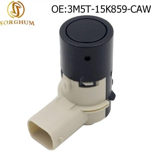 PDC Ultrasonic Parking Distance Control Sensor For Ford 3M5T-15K859-CAW 3 Pins