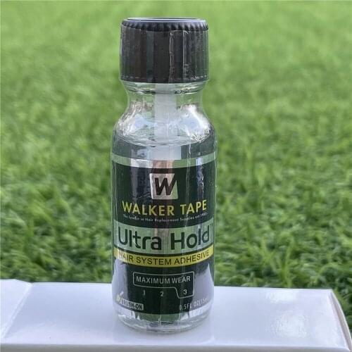 3.4oz 101ml/15ml Walker Tape Ultra Hold Lace Wig Glue Front Wig Waterproof Transparent Lace Adhesive Hair Replacement Brush-on