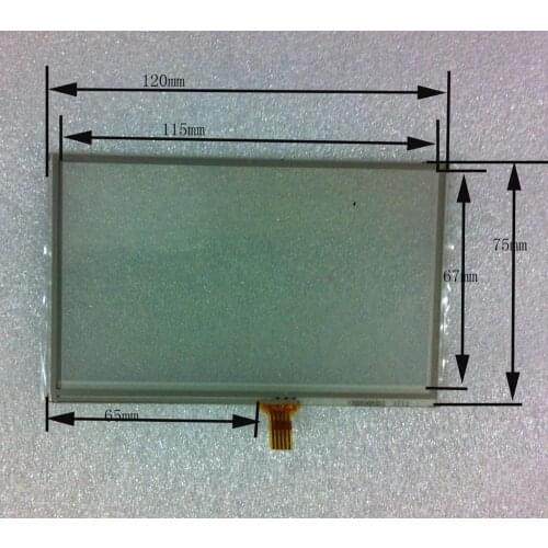 120*75 touch screen handwriting screen GPS navigation MP5 general general screen etc