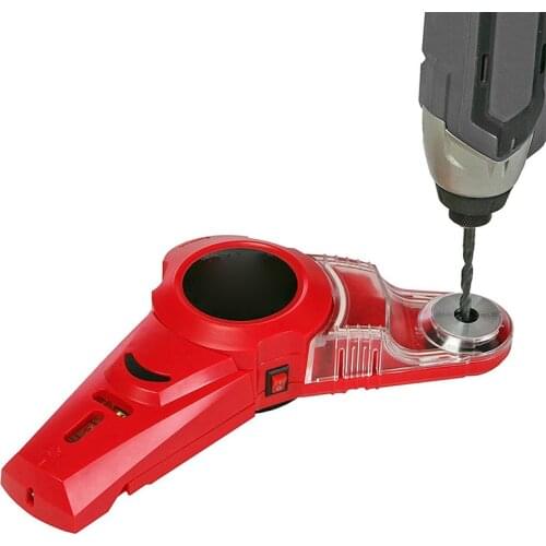 Drill Guide Collector 2 In 1 Laser Leve Horizontal Line Laser Locator With Measuring Range Vertical Tape Measuring Tools