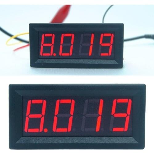 0-10A 4-digits bit Ammeter Current Panel Meter Gauge 0.56inch Mini Red LED Display Current Meter