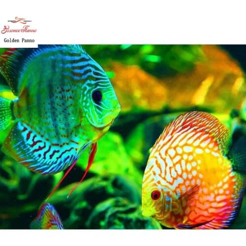 5D DIY Diamond Painting Ocean Tropical fish Embroidery Cross Stitch Rhinestone Mosaic Painting Home art wall decor