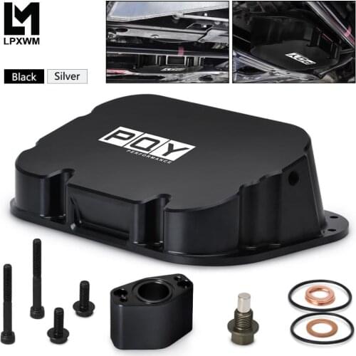 CNC Aluminum Engine Oil Pan For 09-on Nissan R35 GT-R VR38 CBA DBA LHD&RHD Deep Wet Sump Oil pickup extension 1.5+ Oil Capacity