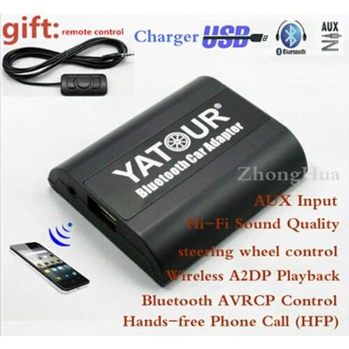 Yatour Bluetooth Hands-free Phone Call Car Adapter YTBTA for Mercede Benz 10-pin AUX Input Wireless A2DP Playback Free shipping