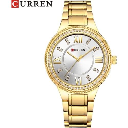 Часы со стразами женские Curren Blanche China At AliExpress