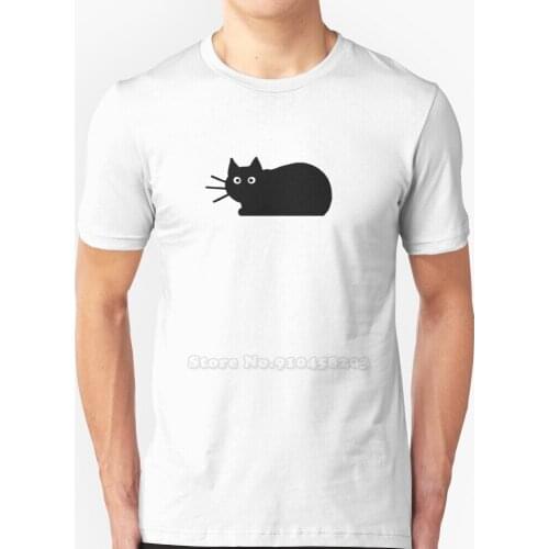 Black Cat ( S ) T-Shirts Pure Cotton O-Neck T Shirt Men Cat Black Cat Funky Whiskers Feline Pets Animals Kitty Cats Black Cats