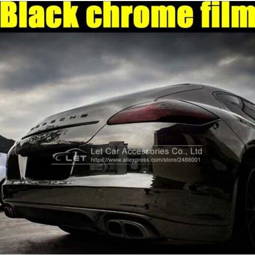 Flexible Black vinyl car wrap with import glue stretchable film Sticker