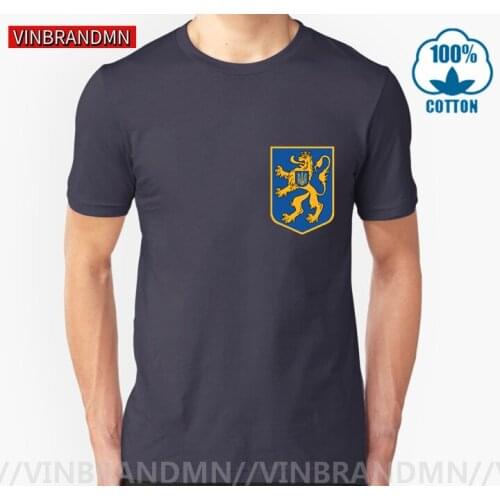 Hot Sale Ukrainian Trident Coat of Arms T shirt men Ukraine Logo Pocket T-shirt Retro Ukrainian Emblem Tee shirt homme camisetas