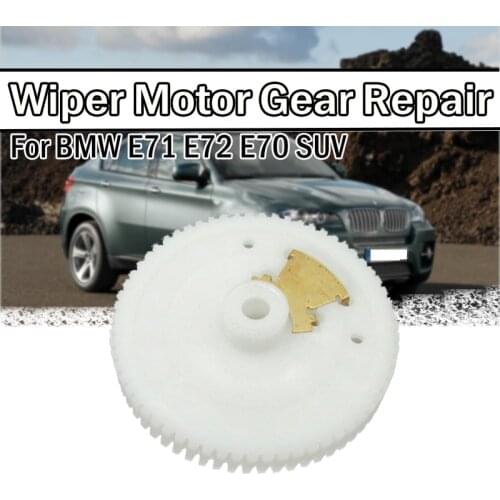 Front Window Windshield Wiper Motor Gear Repair 65 MM Kit For BMW X5 X6 E70 E71 E72 E91 E92 E93