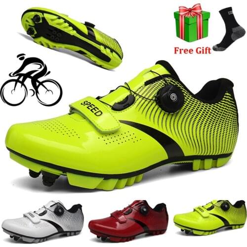 Sapatilha Ciclismo Mtb Self-Locking Unisex Cycling Shoes Mountain Bike Bicicleta Men Sneakers Women Breathable Riding Carretera