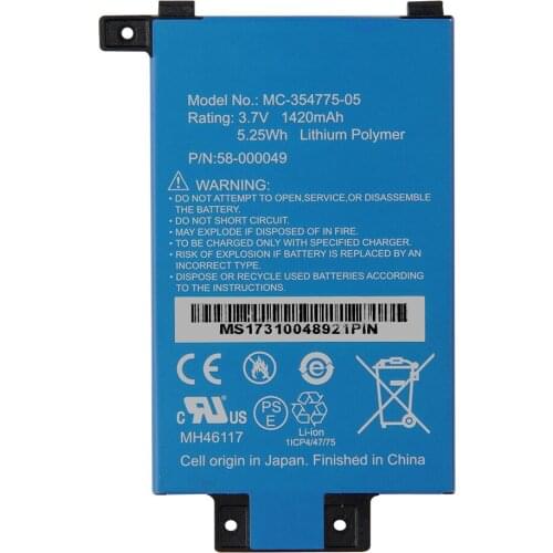 MC-354775-05 58-000049 Battery For Amazon Kindle PaperWhite 2/3 KPW3 KPW2 Battery DP75SDI S13