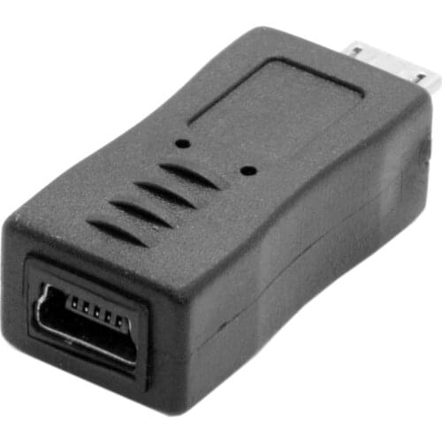 Mini Size Micro USB 5Pin Male to Mini Female USB Data Charge Adapter for Tablet & Cell Phone