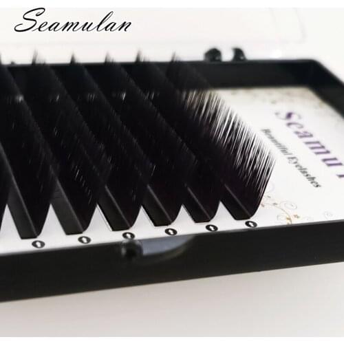 1 Case All Size L\L+\lj Eyelash Extensions Mink Black Fake Natural False Eyelashes Curl individual eyelashes soft natural long