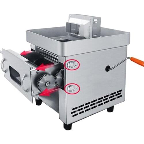 Desktop shredder commercial dicing machine stainless steel slicer cut food into thin slices and wire shape