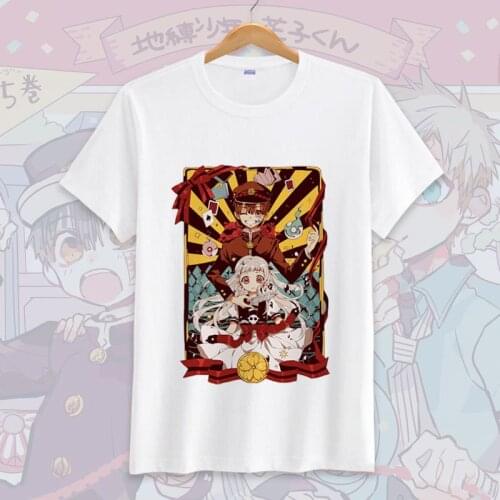 2020 New Toilet-Bound Hanako-kun Cosplay T Shirt Yugi Amane Nene Yashiro Summer T-Shirt Cartoon Graphic Top Tee Cosplay Costume