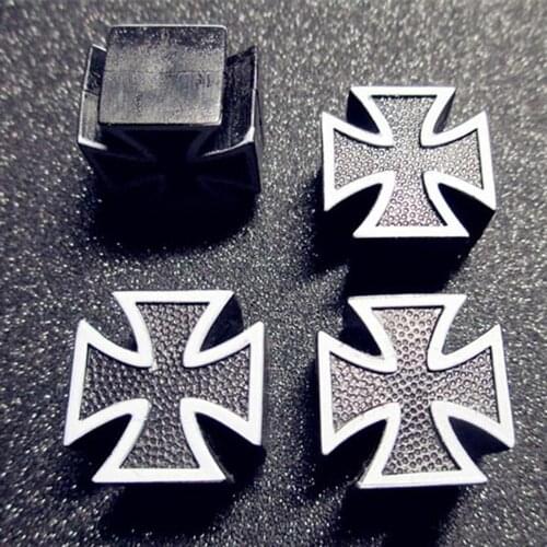 NEW 4pcs/lot Car Tire Air Valve Cap Covers Car Wheel Tyre Stem Air Caps Cross Style For Bicycle Motorcycle Car Styling Universal