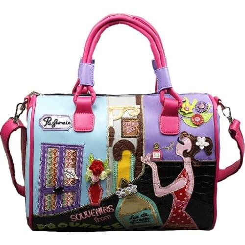 Женские сумки с аппликациями Olafu China At AliExpress