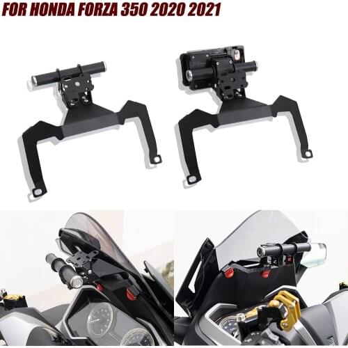 Motorcycle Front Phone Stand Holder GPS Navigaton Plate Bracket For Honda FOR Forza-350 2020 2021 FOR Forza350