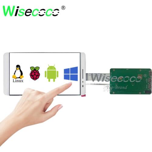 Default landscape mode 7 inch 1920x1080 touch screen display for Raspberry Pi 3 Model B + Pi 4 TV BOX GAME BOX Robot Nvidia