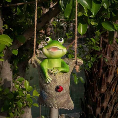 Resin Animals Frog Garden Decoration Outdoor Balcony Layout Landscaping Sculptures Nordic style Ornaments