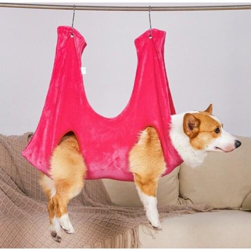 Simple Solid Color Pet Bath Towel Quick-Drying Absorable Dog Hammock Grooming Clothes Soft Cat Bathrobe Pet Supplies