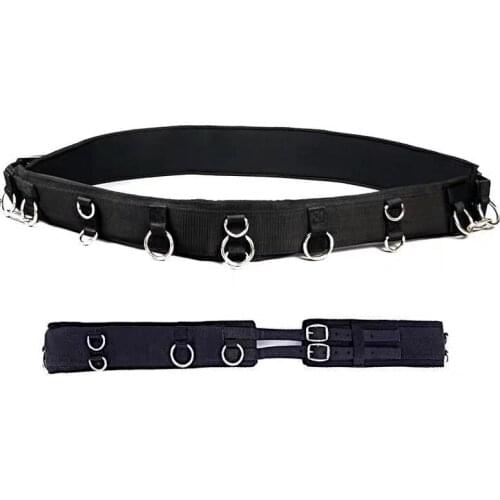 Horse Riding Saddle Girth Rubber Training Horse Match Accessories Stainless Steel Comprehensive Saddle Belt Equestrian Equipment