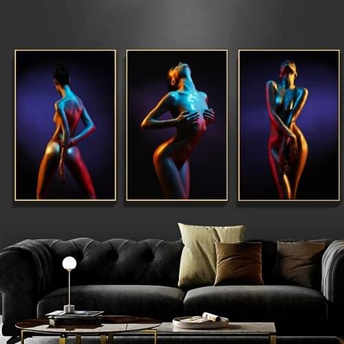 Modern Sexy Nude Art Women Body Canvas Posters and Prints Wall Art Decorative Pictures for Home Living Room Bedroom Cuadros