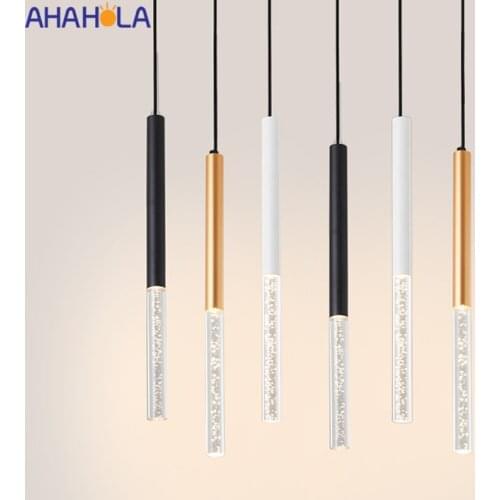 Modern LED Pendant Lights Dining Room Bar Kitchen Fixture Hanging Lamps Loft Iron Nordic Pendant Lighting Lamparas Colgantes