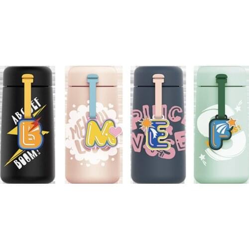 Thermos bottle water cup 304 stainless steel cute fashion trend personality portable cartoon portable student vacuum