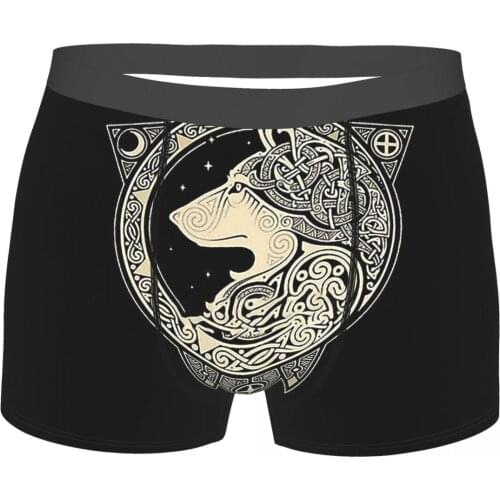 NORSE ULV Wolf Romantic Horror Film Underpants Cotton Panties Mens Underwear Comfortable Shorts Boxer Briefs