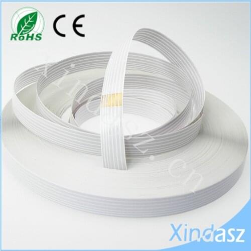 High quality 7pin 0.2mm thickness 15mm width 100 meter long Power Ribbons airbag FFC cables