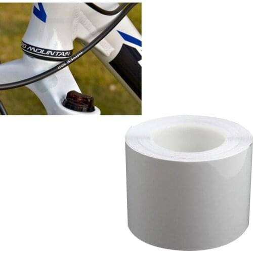1M Protective film Bike Bicycle Frame Protection Stickers Wear Frame Clear Bike Tape Transparent Bicycle Tape Prote D4H9