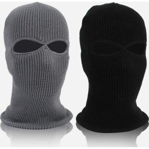 1PCs Winter Balaclava Full Face Mask Cap Knitting Motorcycle Face Shield Head Cover Running Caps Outdoor Riding Ski Mountain