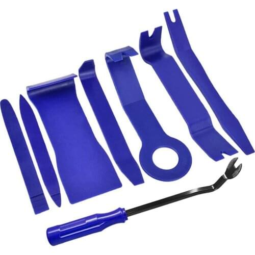 8pcs DIY Plastic Car Auto Radio Door Clip Panel Trim Dash Removal Pry Tool Kit for Auto Door Panel Trim Dash Center Console