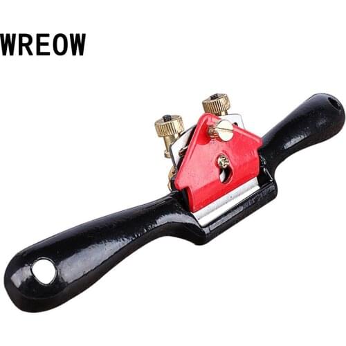 9'' Adjustable Hand Planer Cut Woodworking Cutting Edge Planer Screw Spoke Shave Wood work Blade Plane Deburring Hand Tool