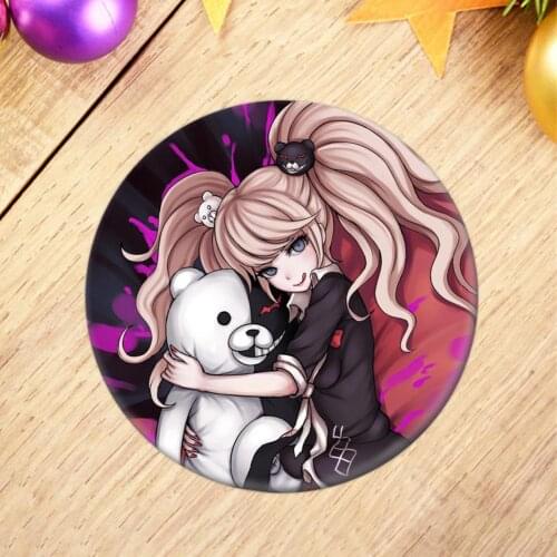 Anime Danganronpa Anime Cosplay Brooch Badges Metal Lapel Pins Button Badges Coat Jackets Backpack Accessories