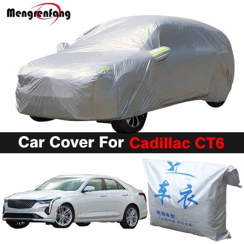 Car Cover Auto Outdoor Anti-UV Sun Shade Rain Snow Dust Protection Cover For Cadillac CT6