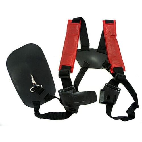 Double Shoulder W Shape Harness Strap Comfortable Labor Saving Strimmer Padded Belt for Brush Cutter Trimmer Garden Pruner