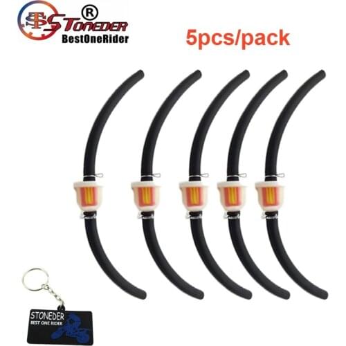 STONEDER 5pcs/pack Gas Hose Line Fuel Filter For 47cc 49cc Chinese Mini Moto Motorcycle Quad ATV 4 Wheeler Dirt Pocket Bike